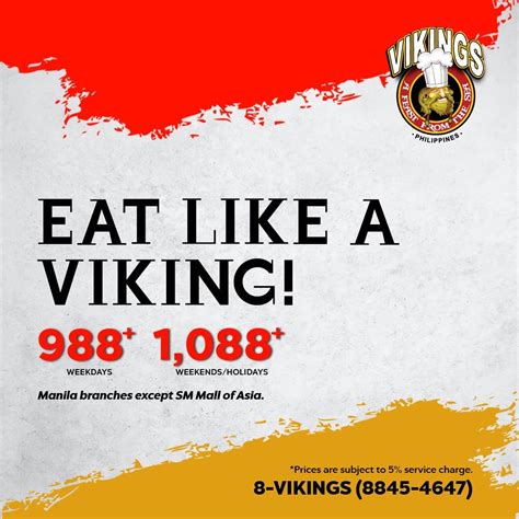 vikings reservation sm north|RATES — Vikings Philippines.